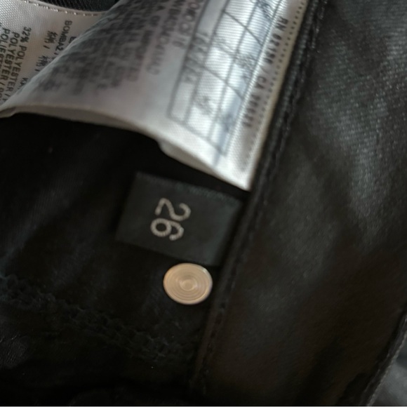 Vintage Guess coated black skinny pants 26 - Picture 5 of 5